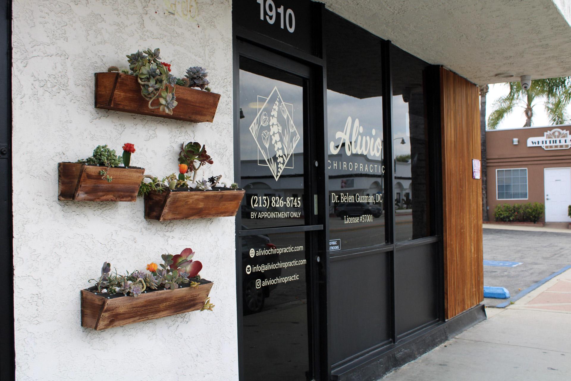 Alivio Chiropractic office exterior in Montebello